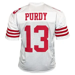 Brock Purdy Unsigned San Francisco White Football Jersey