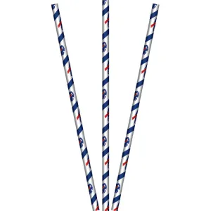 Buffalo Bills Paper Straws (24/Pkg)