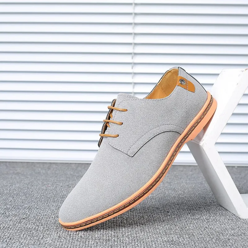 Casual Shoes Nubuck Leather Men's Suede Leather