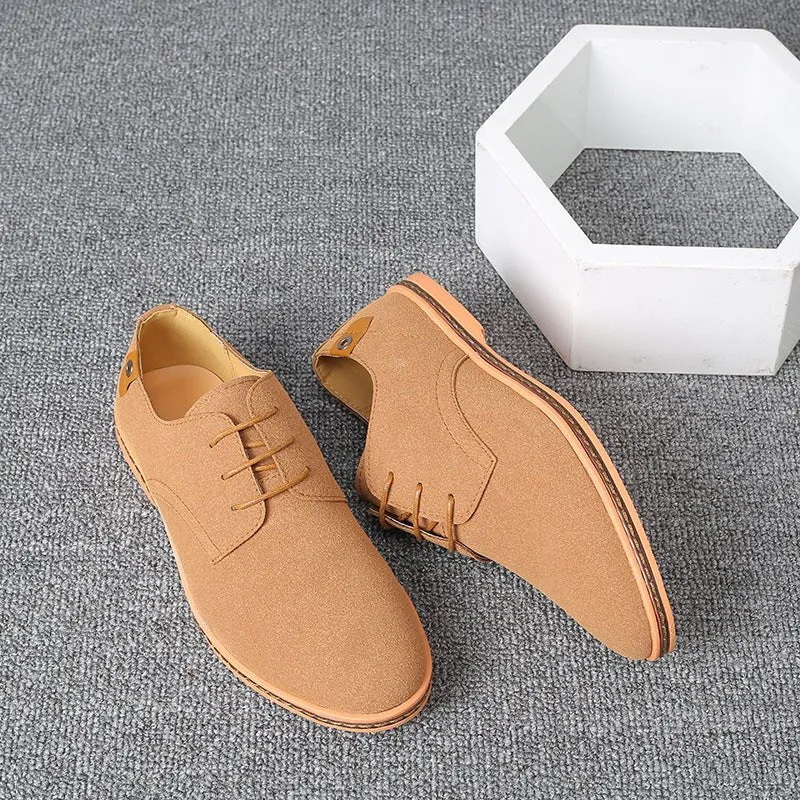 Casual Shoes Nubuck Leather Men's Suede Leather