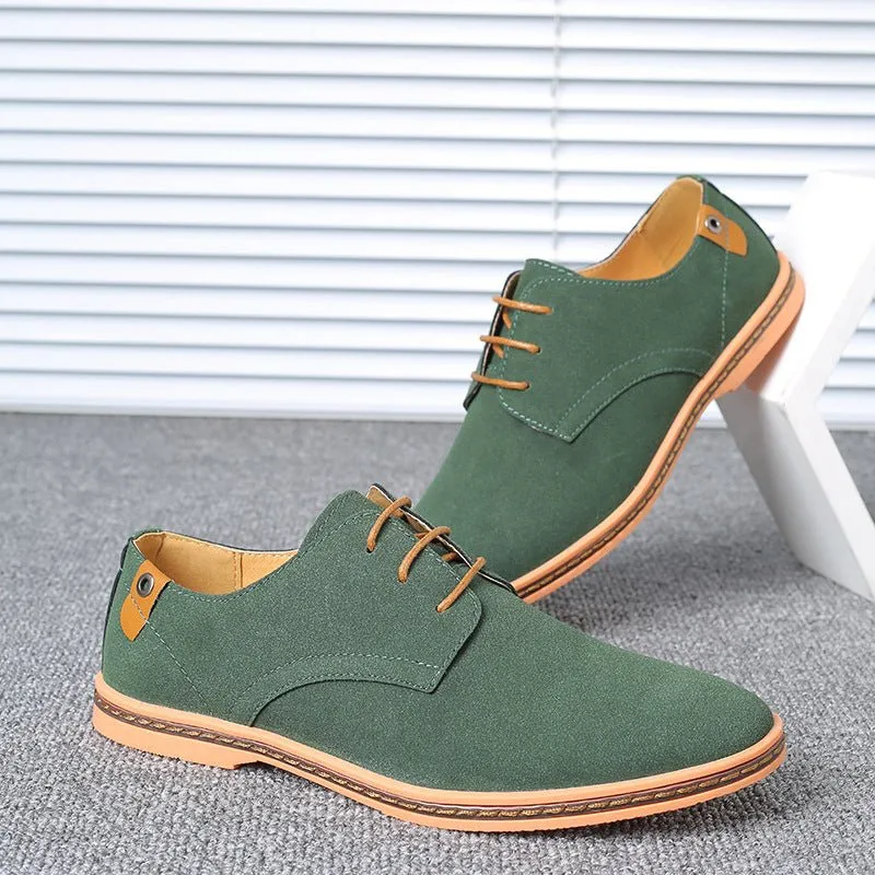 Casual Shoes Nubuck Leather Men's Suede Leather