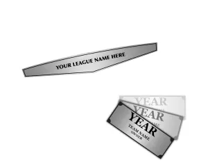 Championship Belt Engravings - Silver