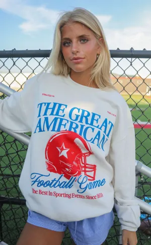 charlie southern: great american football game sweatshirt