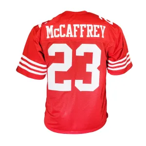 Christian McCaffrey Unsigned San Francisco Red Football Jersey