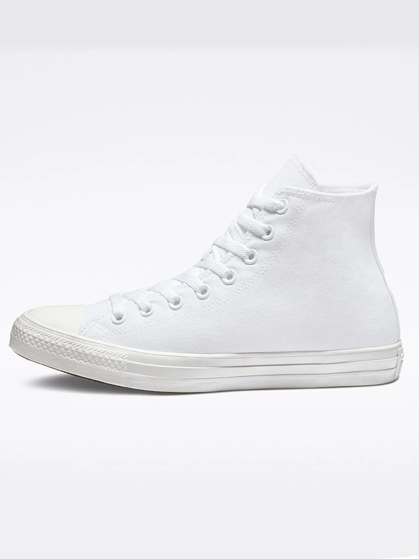 Chuck Taylor All Star Canvas Hi White Monochrome Shoes