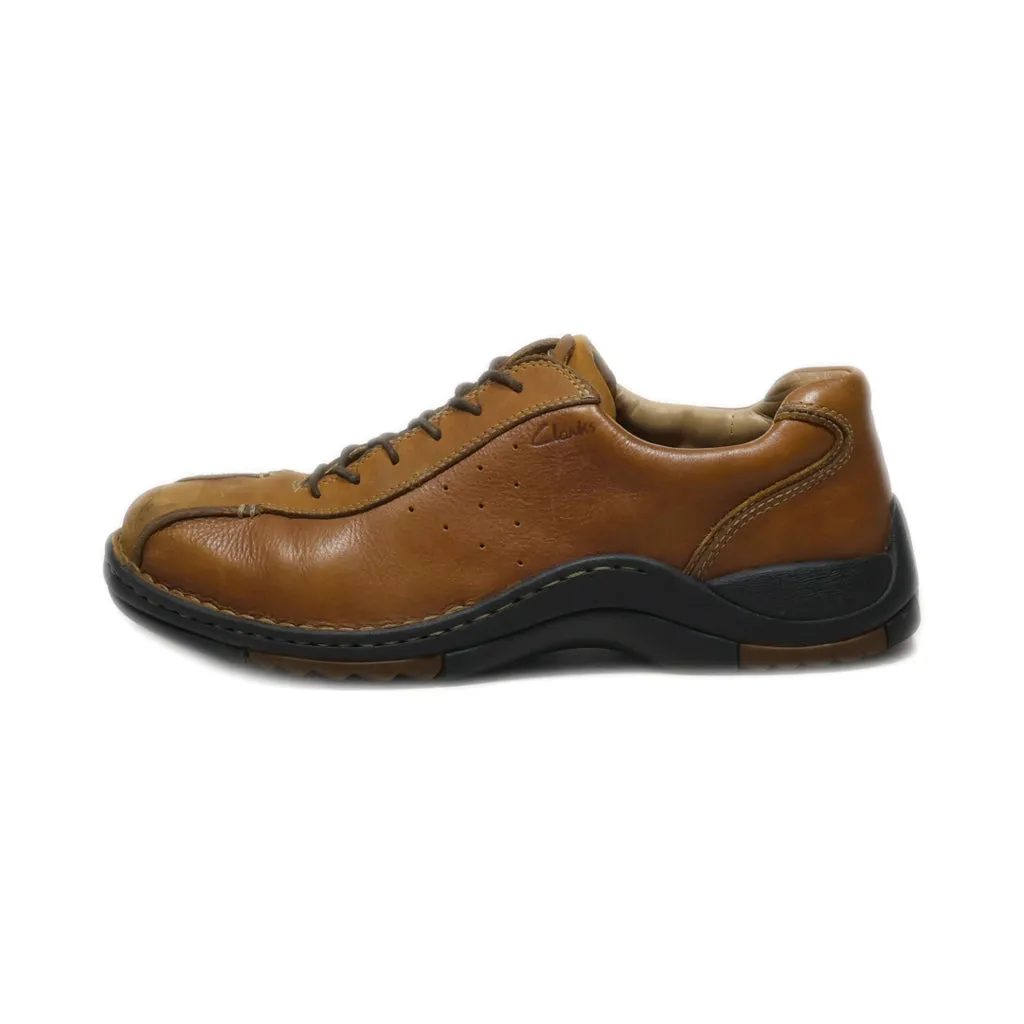 Clarks Casual Lace Ups Leather Brown Colour For Men