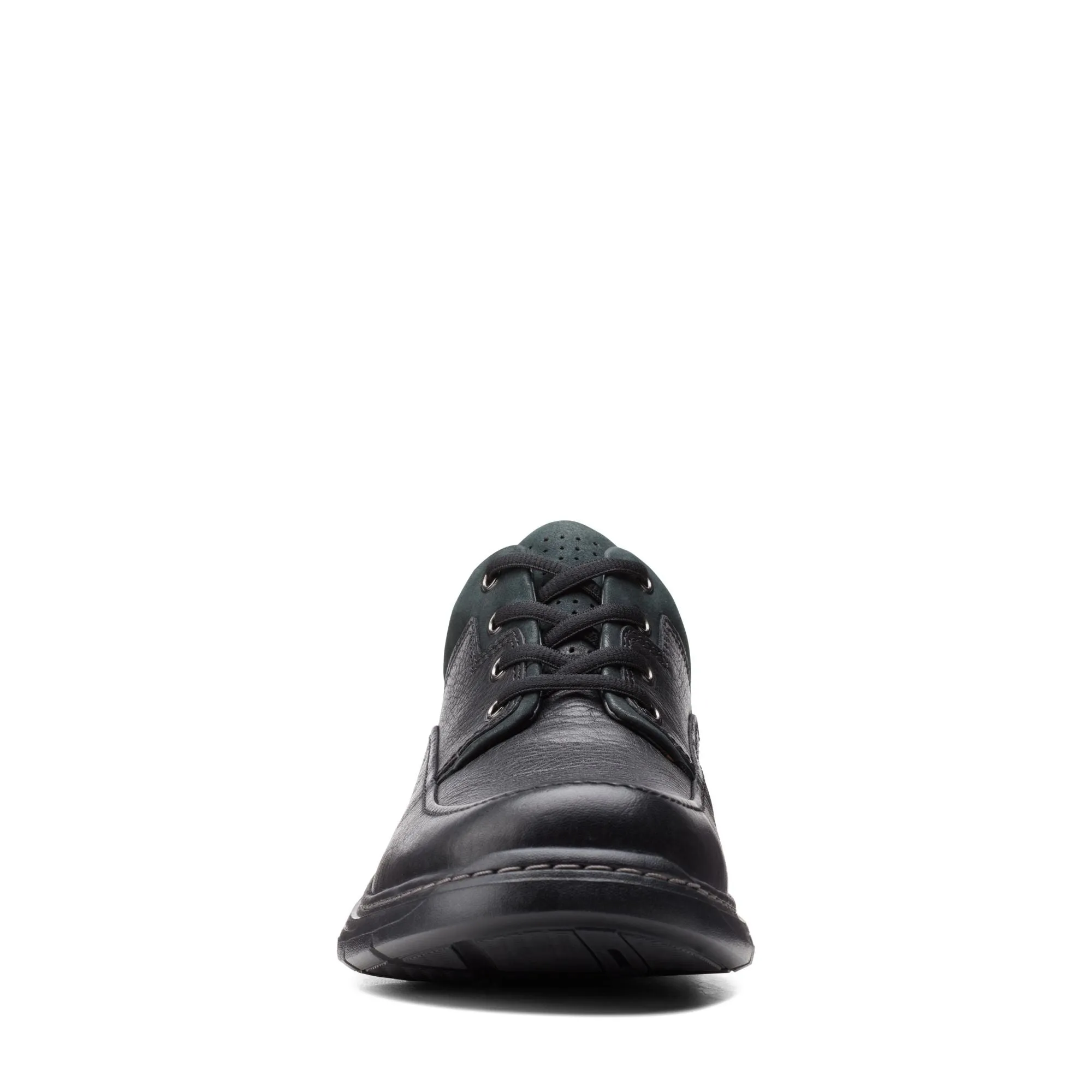 Clarks Un Brawley Lace Black Leather Men's