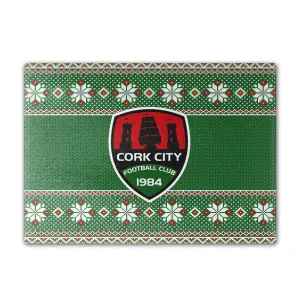 Cork City Knitted Christmas Chopping Board