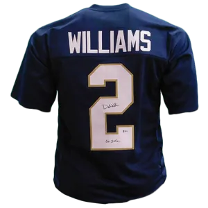 Dexter Williams Autographed Navy College Football Jersey (JSA)