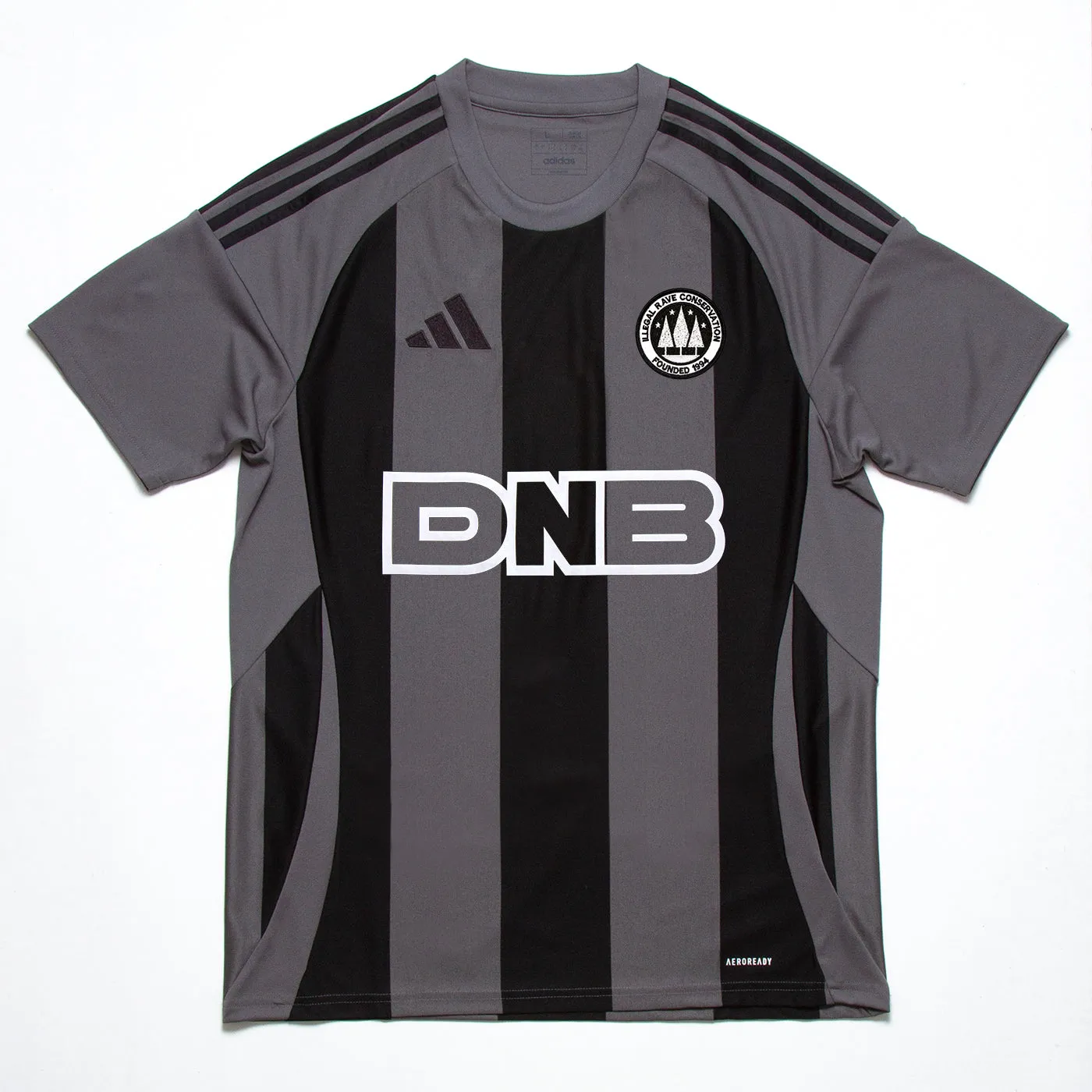 DNB FC Striped Club - Jersey - Grey/Black