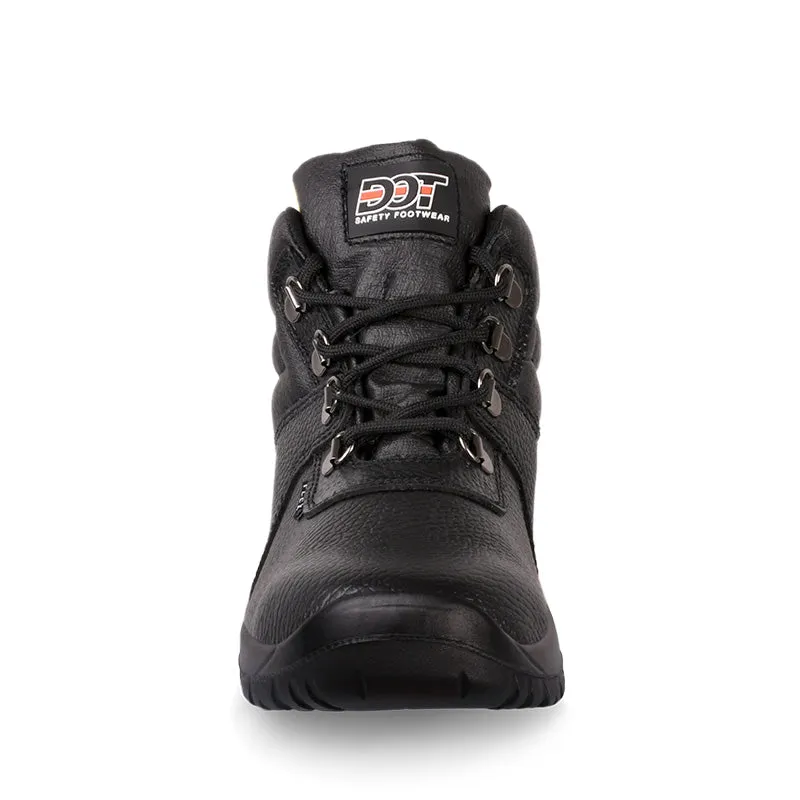 DOT Flex Oil/Acid Safety Shoe Steel Toe Super-Flex Sole Black