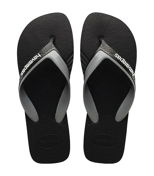 Dual Flip Flops Black/Steel Gray