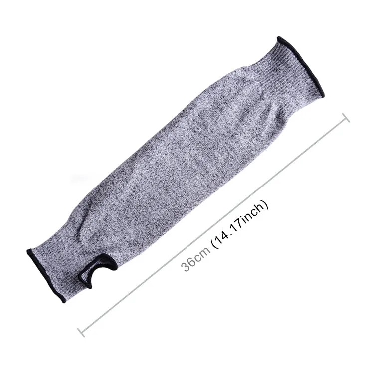 Elastic Breathable Anti-cut Elbow Arm Sleeve HPPE Protective Gear, Length: 36cm