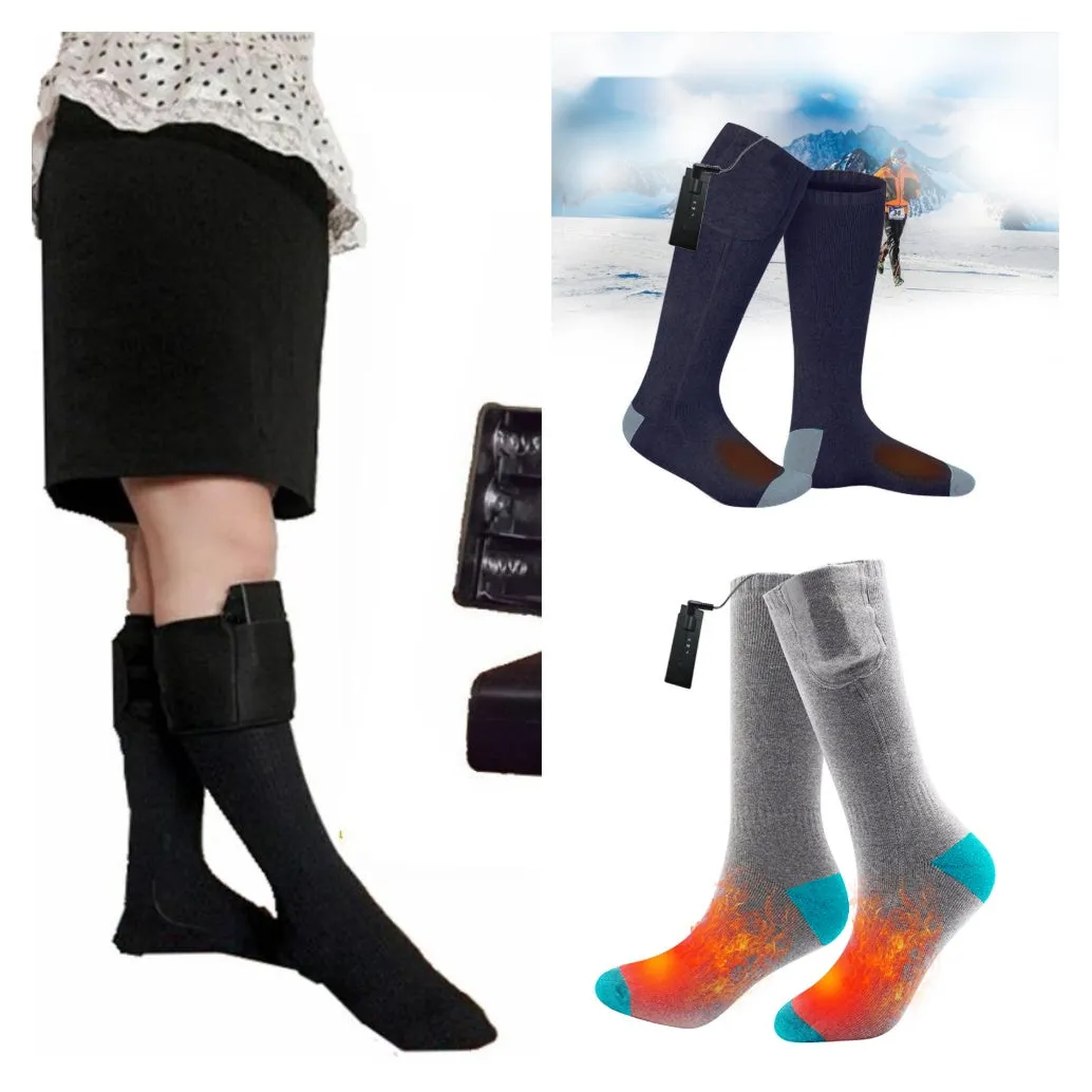 Electric heating socks heating socks electric heating socks heating foot warmer charging foot warming socks