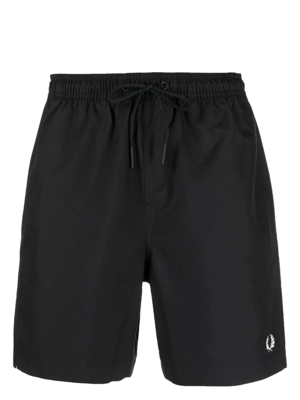 embroidered-logo swim shorts