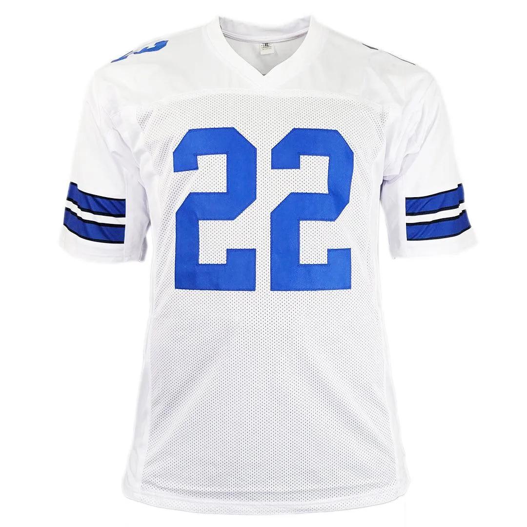 Emmitt Smith Unsigned Dallas White Football Jersey