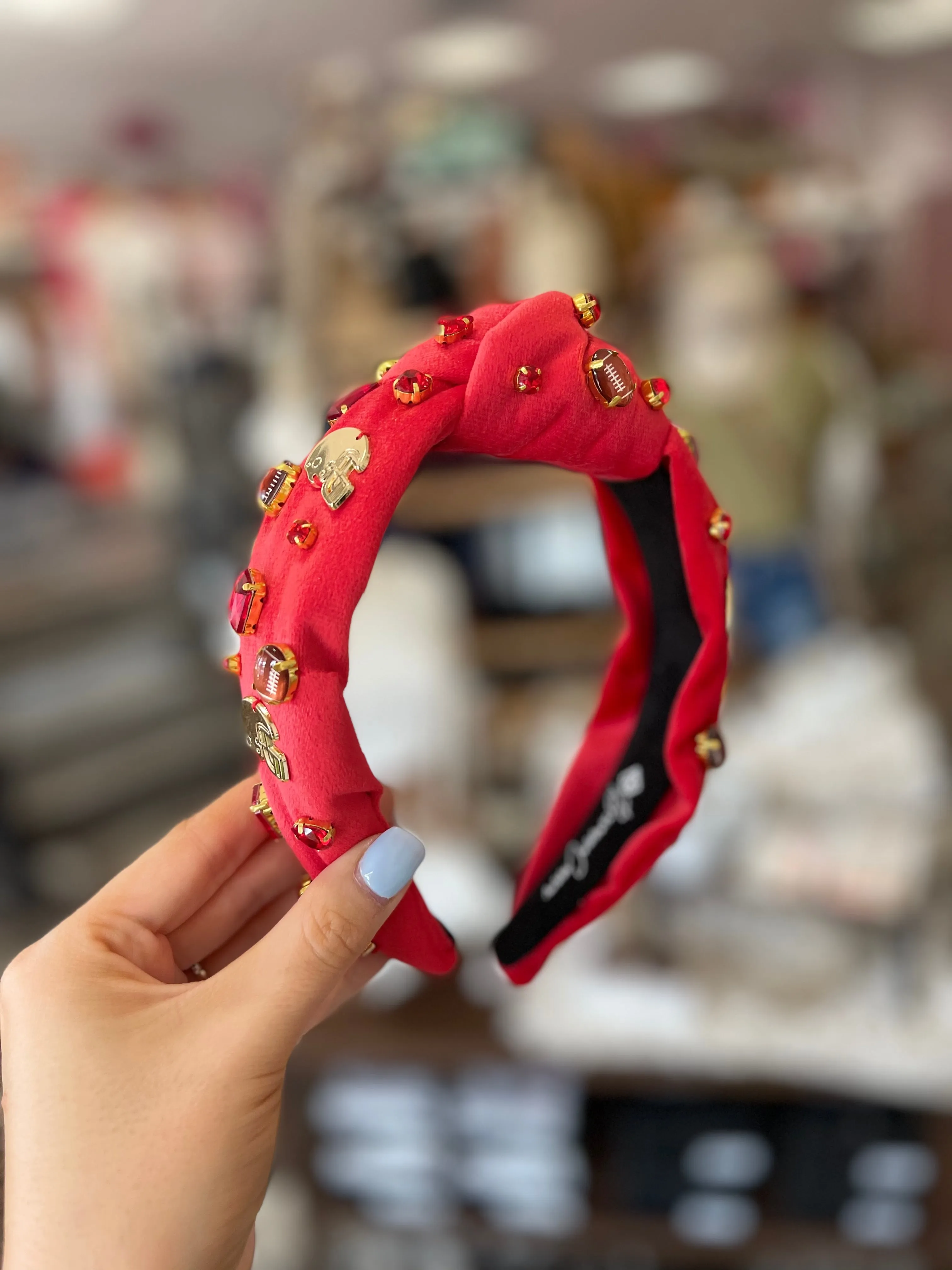 Fan Gear Football Headband - Red [Brianna Cannon]