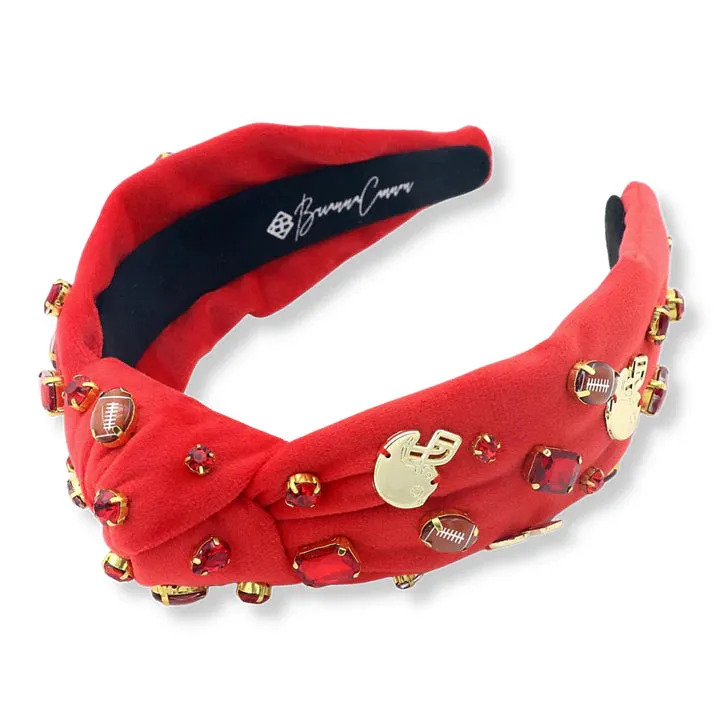 Fan Gear Football Headband - Red [Brianna Cannon]