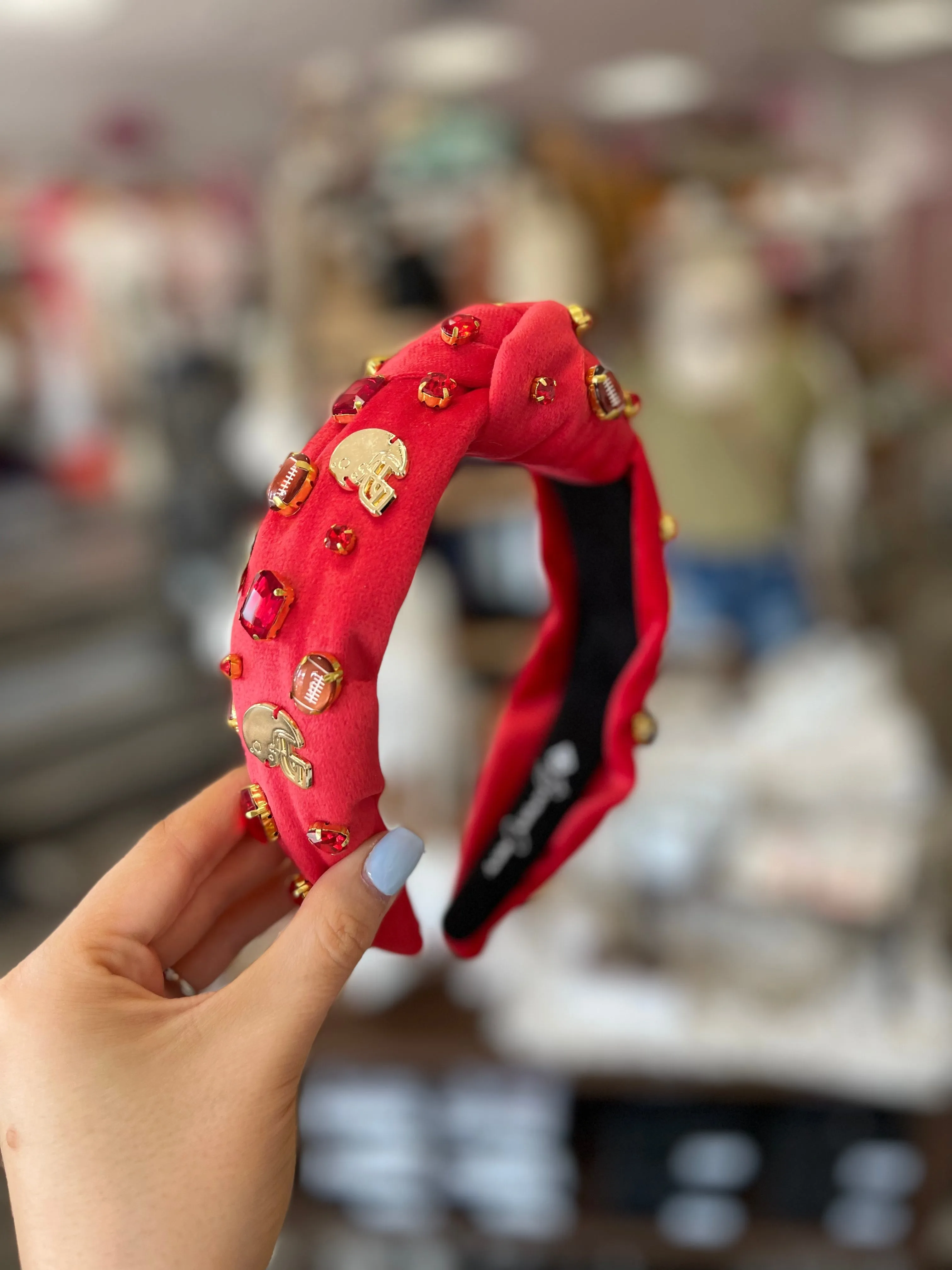 Fan Gear Football Headband - Red [Brianna Cannon]