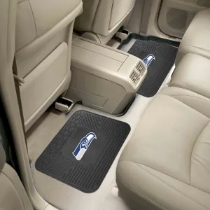 Fanmats Seattle Seahawks Back Seat Car Utility Mats - 2 Piece Set