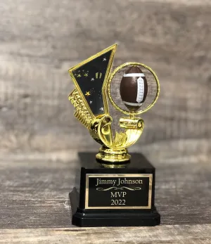 Fantasy Football Trophy FFL Economy Trophy Football Spinner Kids Trophy Award Best Stats Top Score Achievement Award Personalize