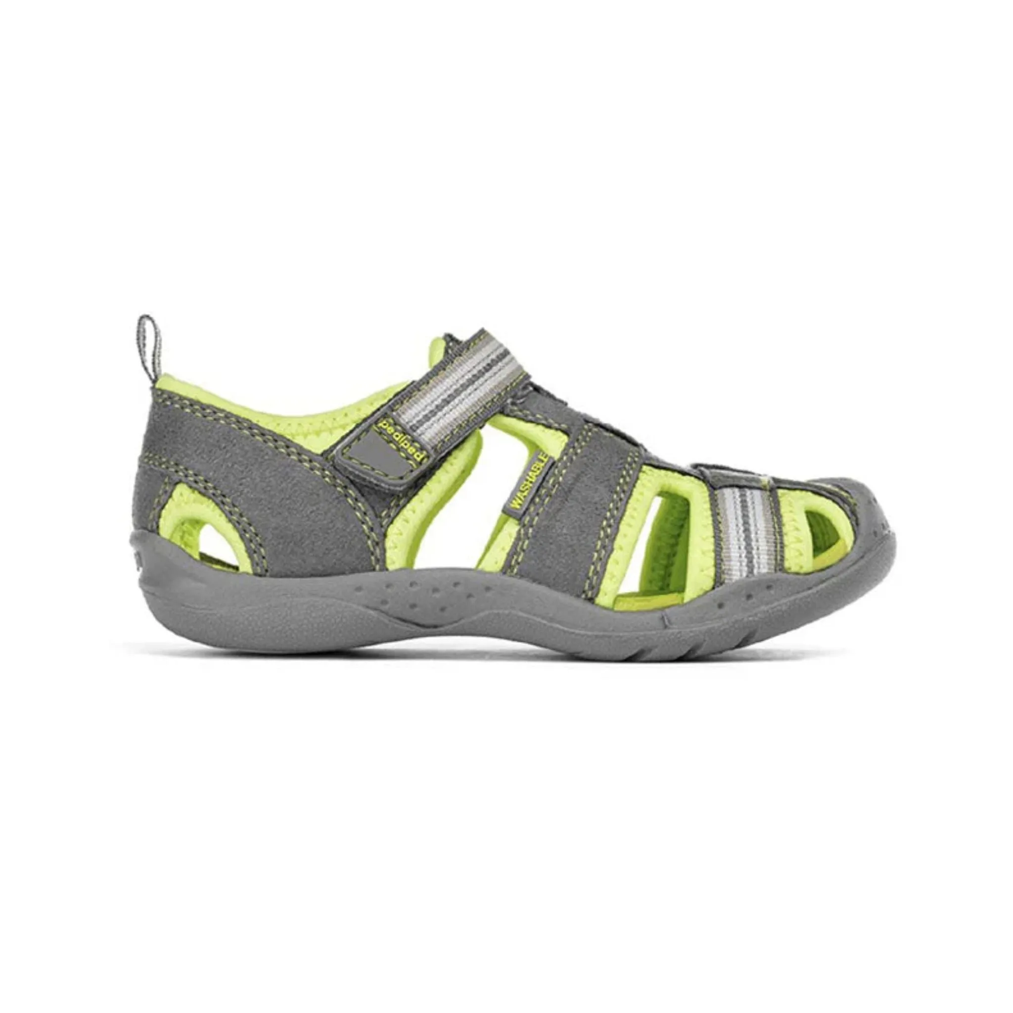 Flex Sahara Grey Lime Adventure Sandals