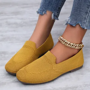 Flyknit Shoes Casual Flat Shoes Women