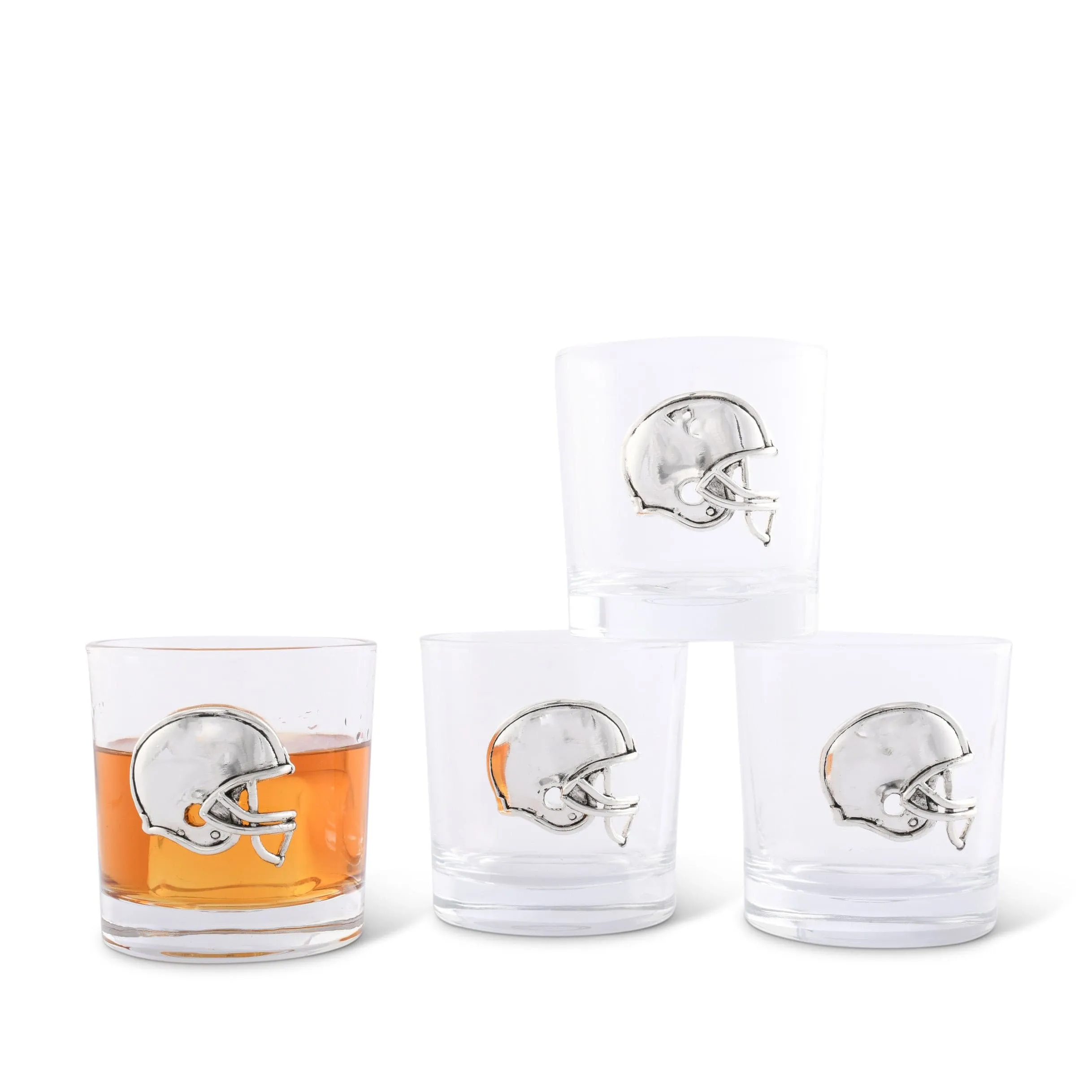 Football Helmet Bar Glasses | Set of 4