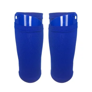 Football Shin Pads   Socks Sports Protective Equipment, Color: Dark Blue (L)