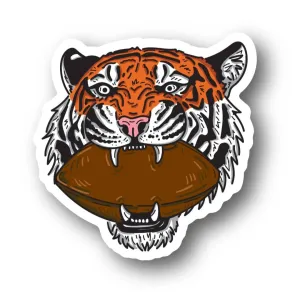 Football Tiger Decal