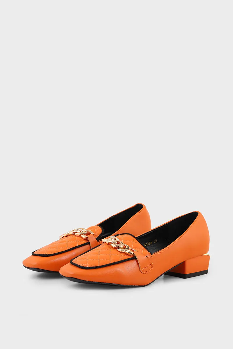 Formal Court Shoes I44394-Mustard