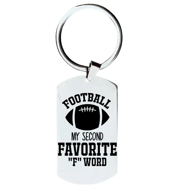 Funny Football Keychain