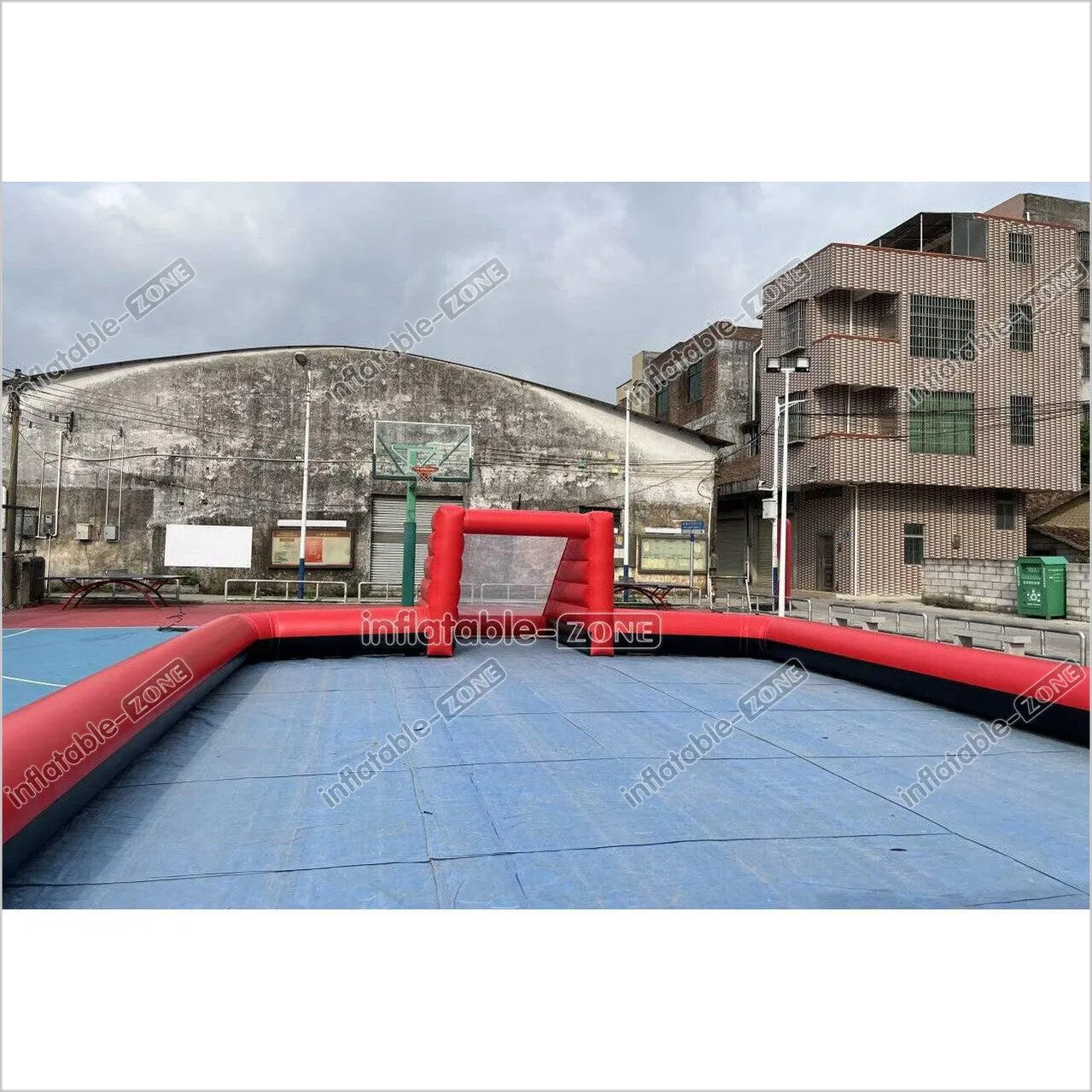 Giant Inflatable Arena Football Soap Court Outdoor Sports Games Inflatable Soccer Field For Events