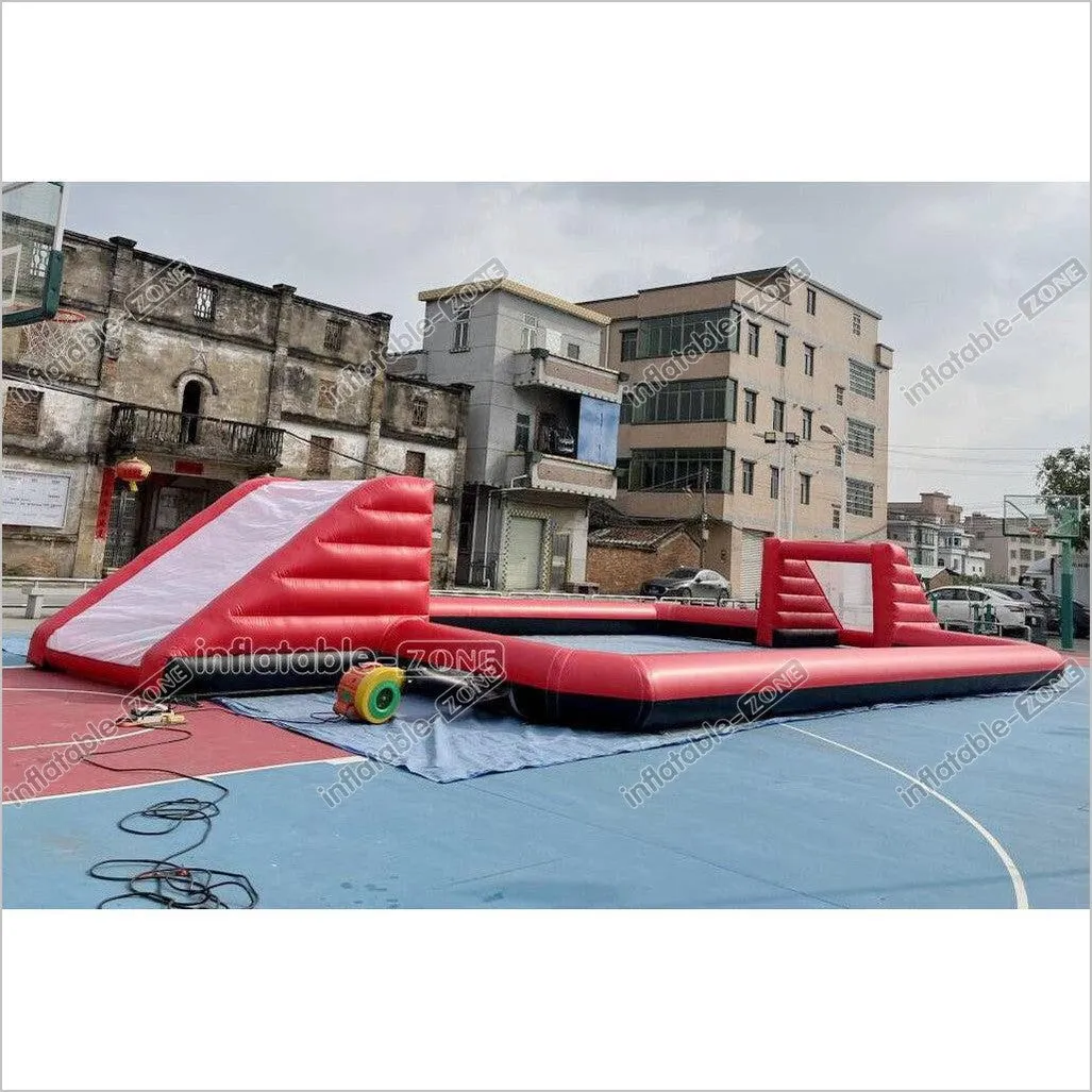 Giant Inflatable Arena Football Soap Court Outdoor Sports Games Inflatable Soccer Field For Events