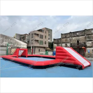 Giant Inflatable Arena Football Soap Court Outdoor Sports Games Inflatable Soccer Field For Events