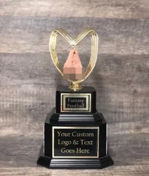 HAIRY Balls Baseball Trophy Loser Trophy Perpetual You Suck Last Place Trophy You've Got Balls Funny Trophy Adult Humor Testicle