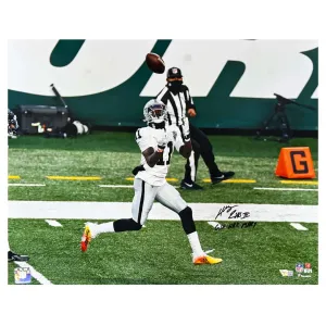 Henry Ruggs III Signed Pose 3 Football 16x20 Photo (Fanatics)