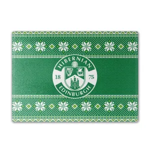 Hibernian Knitted Christmas Chopping Board