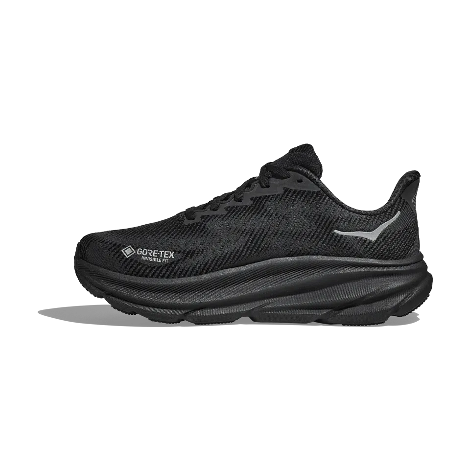 HOKA Men's Clifton 9 GTX Black/Black