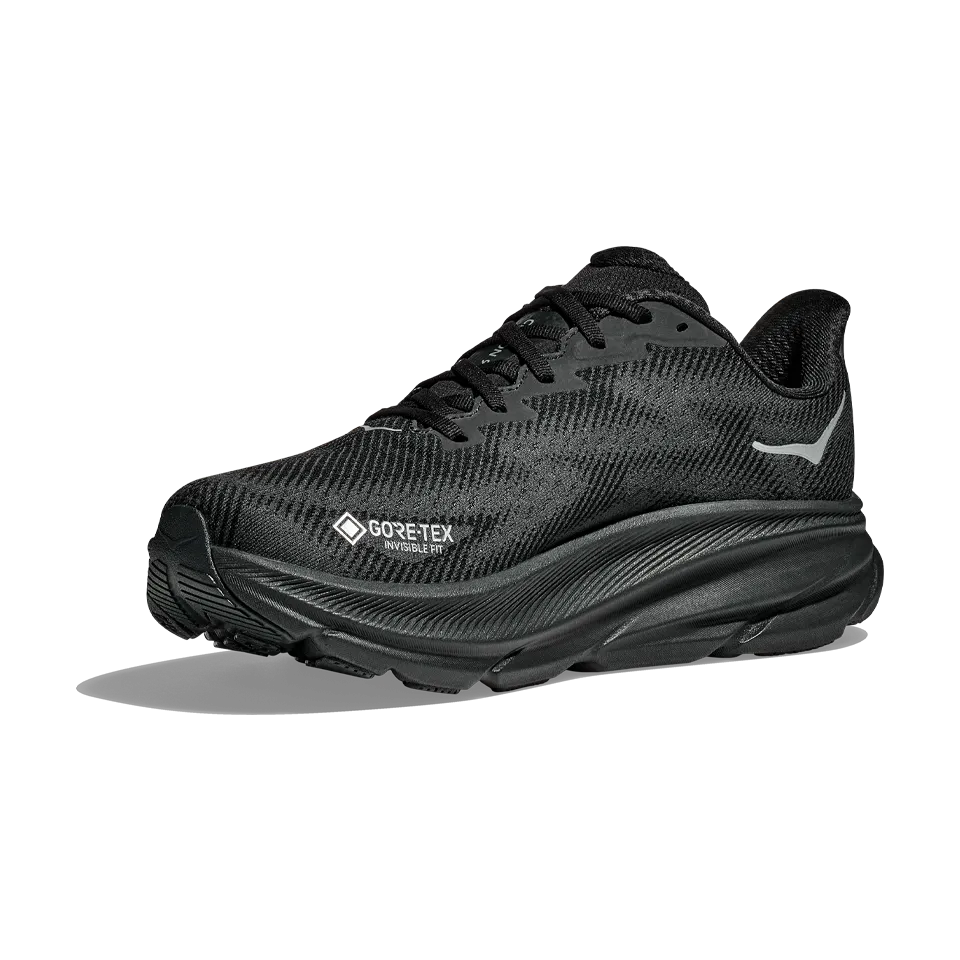 HOKA Men's Clifton 9 GTX Black/Black