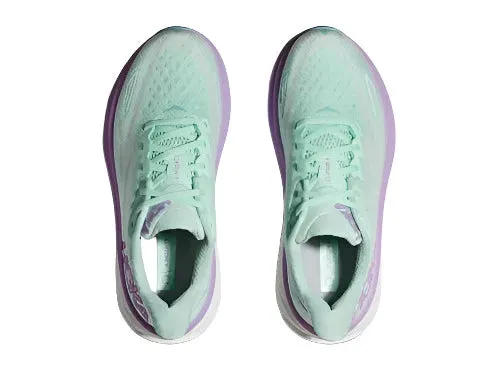 HOKA Women's Clifton 9 Sneaker - Sunlit Ocean/Lilac Mist