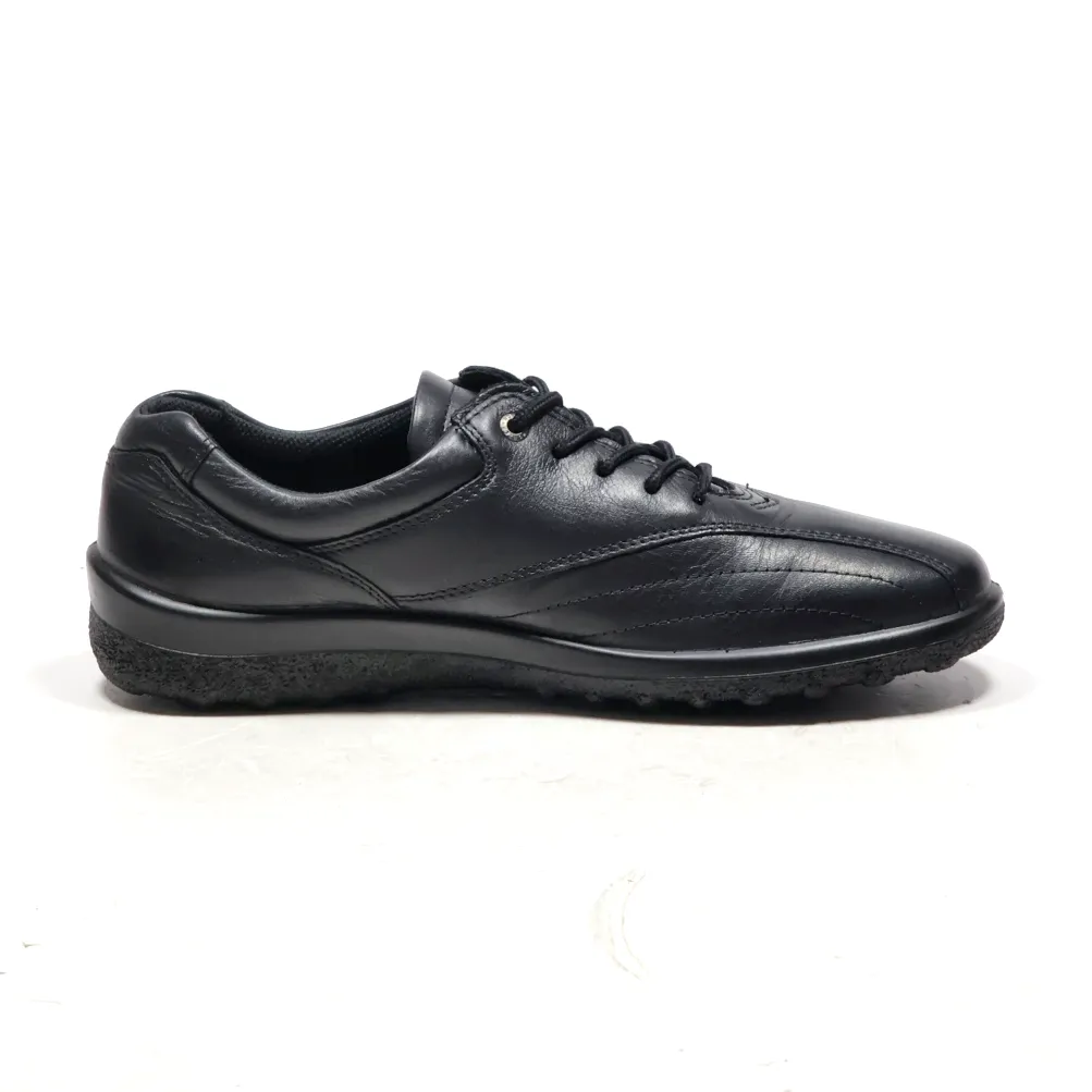 Hotter Casual Lace Ups Leather Black Colour For Men