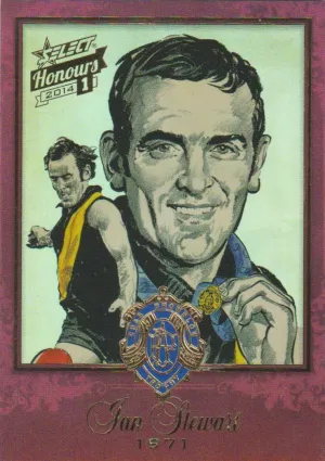 Ian Stewart, 1971 Brownlow Sketch, 2014 Select AFL Honours 1