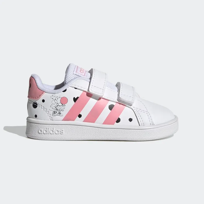 INFANT ADIDAS GRAND COURT I - Cloud White / Super Pop / Core Black