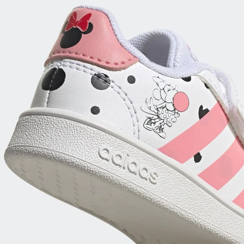 INFANT ADIDAS GRAND COURT I - Cloud White / Super Pop / Core Black