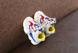 Infant Casual Running Shoes Sneaker Blue Red