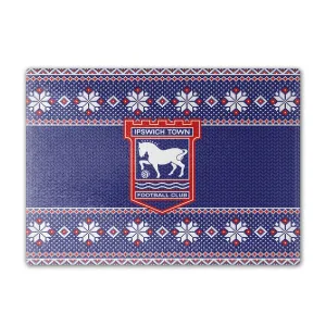 Ipswich Town Knitted Xmas Chopping Board