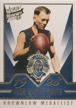 Ivor Warne-Smith, BG54, Brownlow Gallery, 2015 Select AFL Honours 2