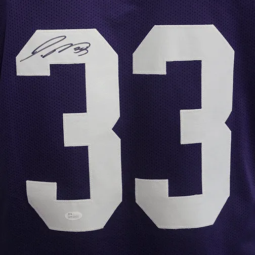 Jamal Adams LSU Tigers Autographed Football Jersey Purple (JSA)