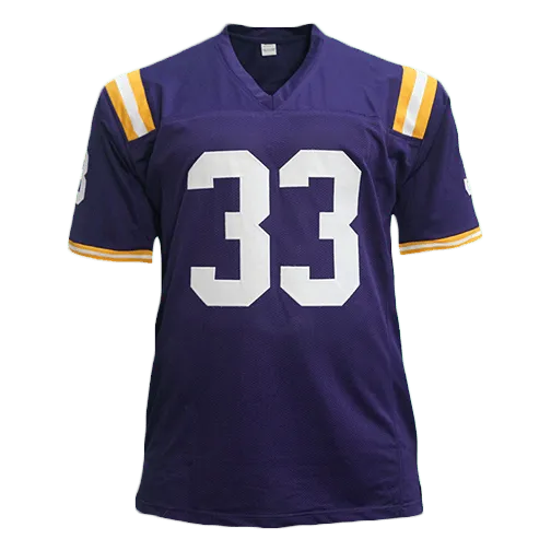 Jamal Adams LSU Tigers Autographed Football Jersey Purple (JSA)